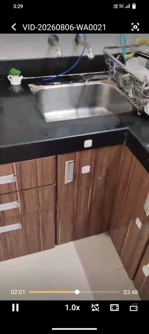 Kitchen in 1 BHK Apartment at Sancheti Belcastel, Mundhwa – for Rent