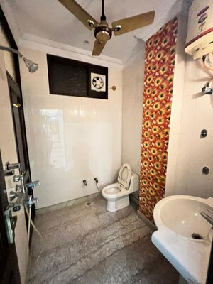 Bathroom in 3 BHK Builder Floor at Naraina – for Rent