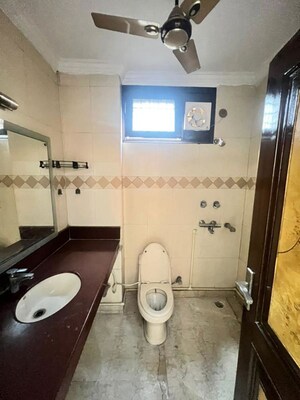 Bathroom in 3 BHK Builder Floor at Naraina – for Rent