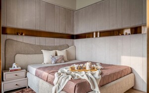 Bedroom in 3 BHK Apartment at Swati Parkside, Shela – for Sale