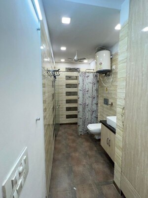Bathroom in 3 BHK Builder Floor at Naraina – for Rent