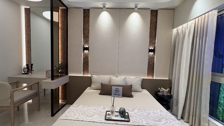 Bedroom, dosti-604 3 Bedroom 970 Sq.Ft. Apartment In Wagle Industrial Estate Thane 10578497