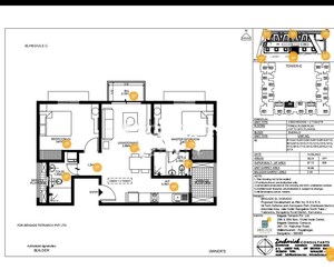Floor Plan in 2 BHK Apartment at Brigade El Dorado, Bagaluru – for Sale