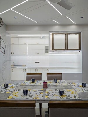 Kitchen in 3 BHK Apartment at Shantigram – for Sale