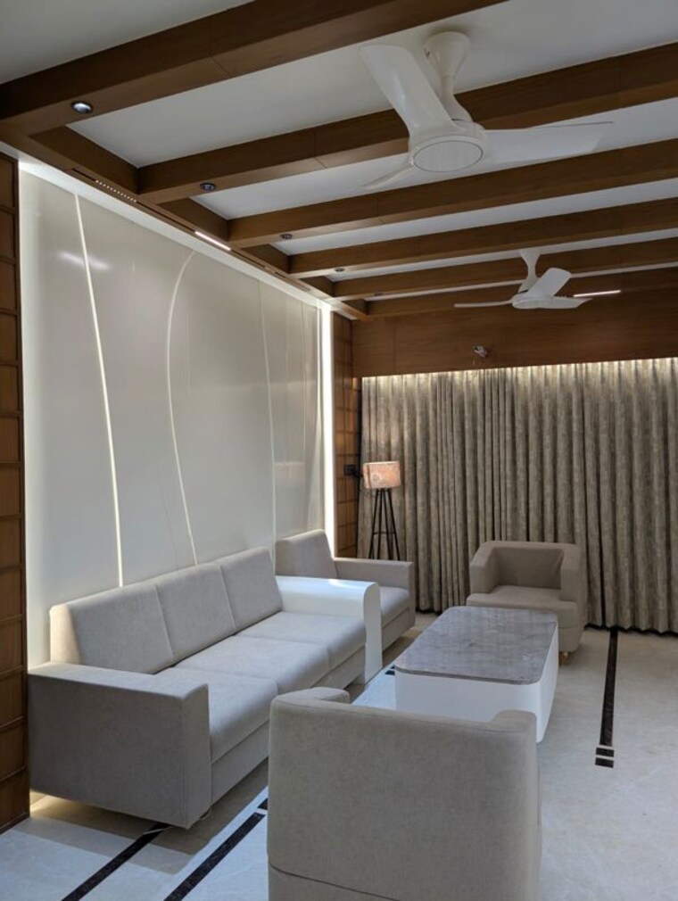 Living Room, shantigram 3 Bedroom 1285 Sq.Ft. Apartment In Shantigram Ahmedabad 10578529