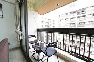 Staircase in 3 BHK Apartment at Chandkheda – for Sale