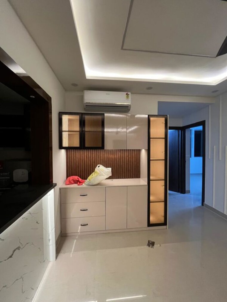 Kitchen, sare-crescent-parc-green-parc 4 Bedroom 1950 Sq.Ft. Apartment In Sector 92 Gurgaon 10578566
