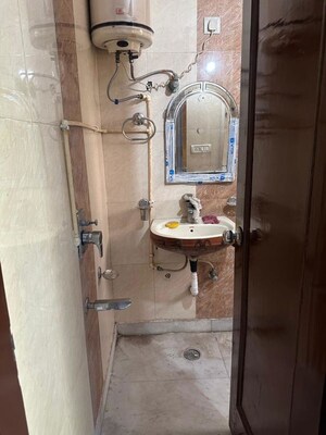 Bathroom in 3 BHK Builder Floor at Naraina – for Rent