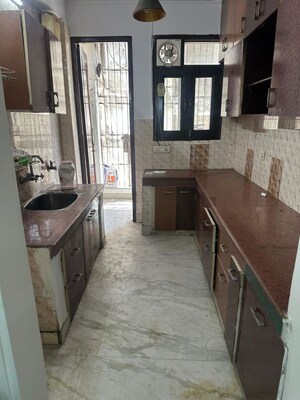 Kitchen in 3 BHK Builder Floor at Naraina – for Rent