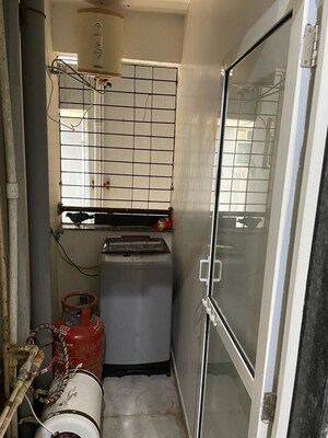 Balcony in 2 BHK Apartment at Omkar Ananta, Goregaon East – for Rent