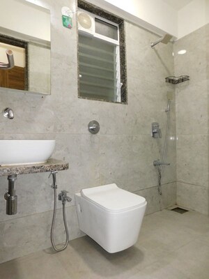 Bathroom in 2 BHK Apartment at Sri Zynergy, Suman Nagar – for Rent