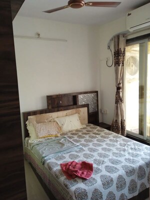 Bedroom in 1 BHK Apartment at Krishna Heights Ghansoli, Ghansoli – for Rent