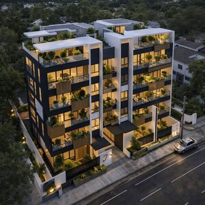 2 BHK Apartment – Exterior View View at DLR Pride, Nri Layout - for Sale