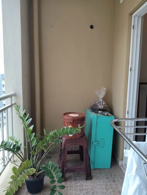 Balcony in 3 BHK Apartment at Mantri Webcity, Hennur Road – for Rent