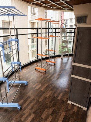 Balcony in 3 BHK Apartment at Khar West – for Rent