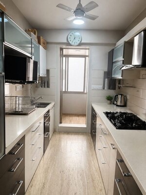 Kitchen in 3 BHK Apartment at Khar West – for Rent