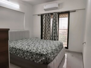 Bedroom in 2 BHK Apartment at Shakti Calista, Ghansoli – for Rent
