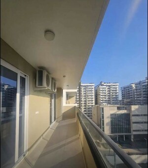 Balcony in 3 BHK Apartment at Maya Green Lotus Utsav, International Airport Road – for Rent