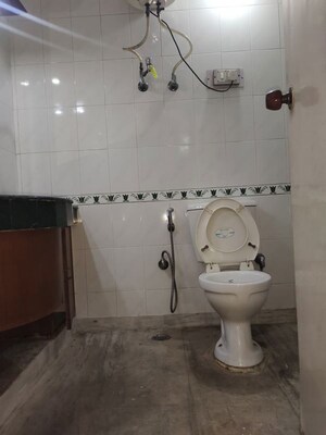 Bathroom in 2 BHK Builder Floor at East Of Kailash – for Rent