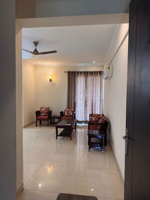 Living Room in 4 BHK Apartment at Affinity Greens, International Airport Road – for Rent