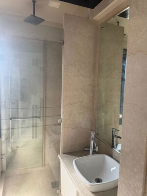 Bathroom in 3 BHK Builder Floor at Vasant Vihar – for Rent