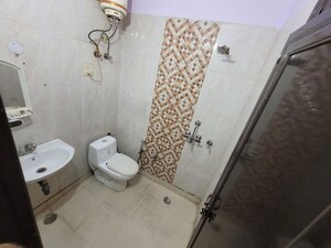 Bathroom in 3 BHK Builder Floor at Niti Khand I – for Rent