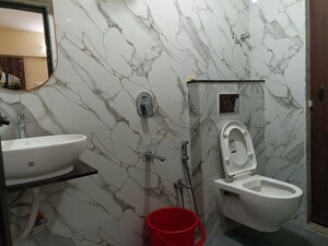 Bathroom in 2 BHK Apartment at Ram Pushpanjali Residency, Owale – for Rent