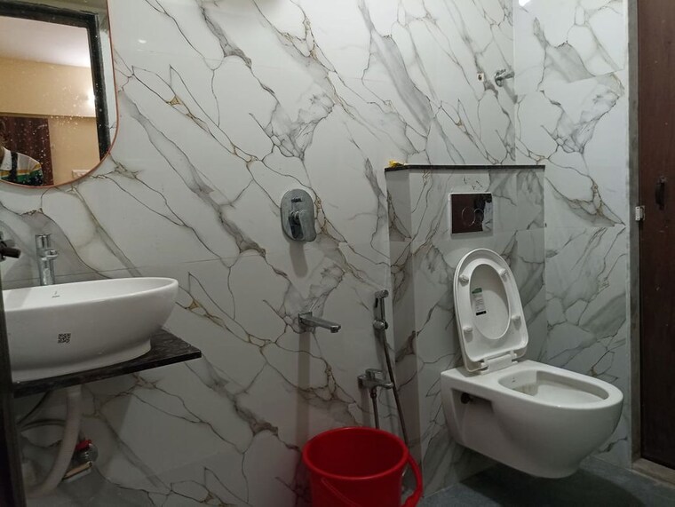 Bathroom, ram-pushpanjali-residency 2 Bedroom 700 Sq.Ft. Apartment In Owale Thane 10578822