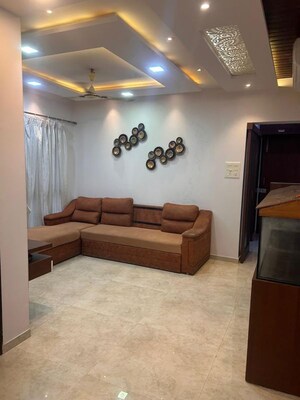 Living Room in 2 BHK Apartment at Lodha Amara, Kolshet Road – for Sale