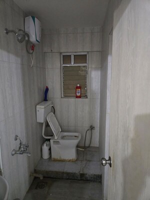 Bathroom in 1 BHK Apartment at Gera Shrishti, Wagholi – for Rent