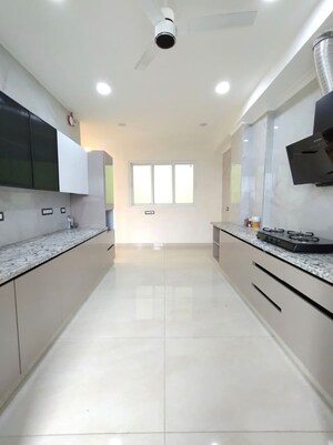 Kitchen in 4 BHK Apartment at Vivek Vihar – for Rent