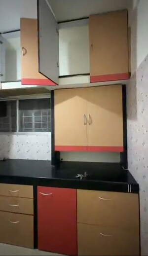 Kitchen in 1 BHK Apartment at Pimple Gurav – for Rent