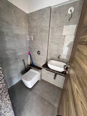 Bathroom in 2 BHK Apartment at Mahavir Sadhana CHS, Vashi Sector 14 – for Rent