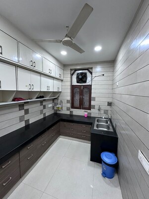 Kitchen in 2 BHK Apartment at Nehru Enclave – for Rent