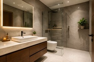 Bathroom in 4 BHK Villa at Thengod – for Sale
