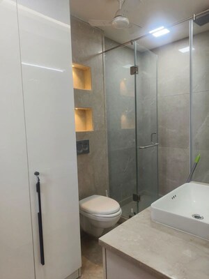 Bathroom in 2 BHK Builder Floor at Green Park – for Rent