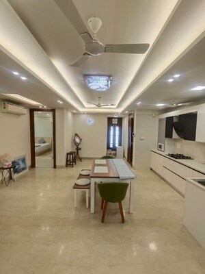 Living Room in 2 BHK Builder Floor at Green Park – for Rent