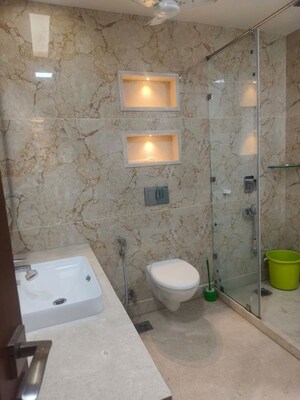 Bathroom in 2 BHK Builder Floor at Green Park – for Rent