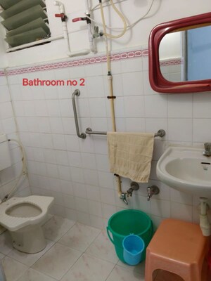 Bathroom in 3 BHK Apartment at Mani Nagar – for Sale