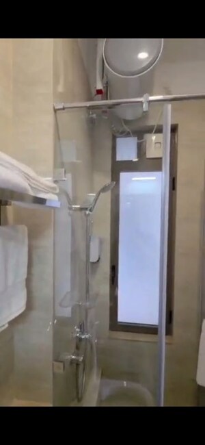 Bathroom in 3 BHK Apartment at Adani Ten BKC, Bandra East – for Rent