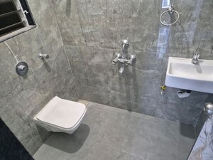 Bathroom in 3 BHK Apartment at DGS Sheetal Anupam, Malad West – for Rent