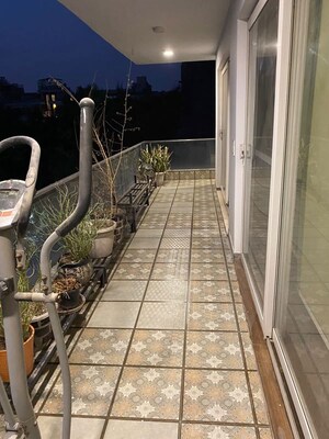 Balcony in 4 BHK Builder Floor at South City 2 – for Rent