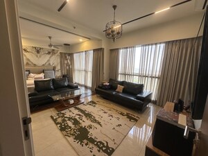 Living Room in 3 BHK Apartment at L&T Crescent Bay T2, Parel – for Sale