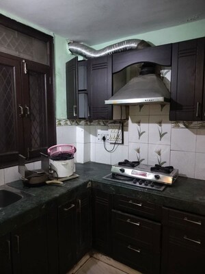 Kitchen in 1 BHK Builder Floor at Neb Sarai – for Rent