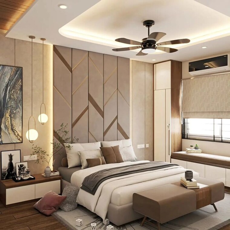 Bedroom, theethipalayam 3 Bedroom 1600 Sq.Ft. Independent House In Theethipalayam Coimbatore 10579016