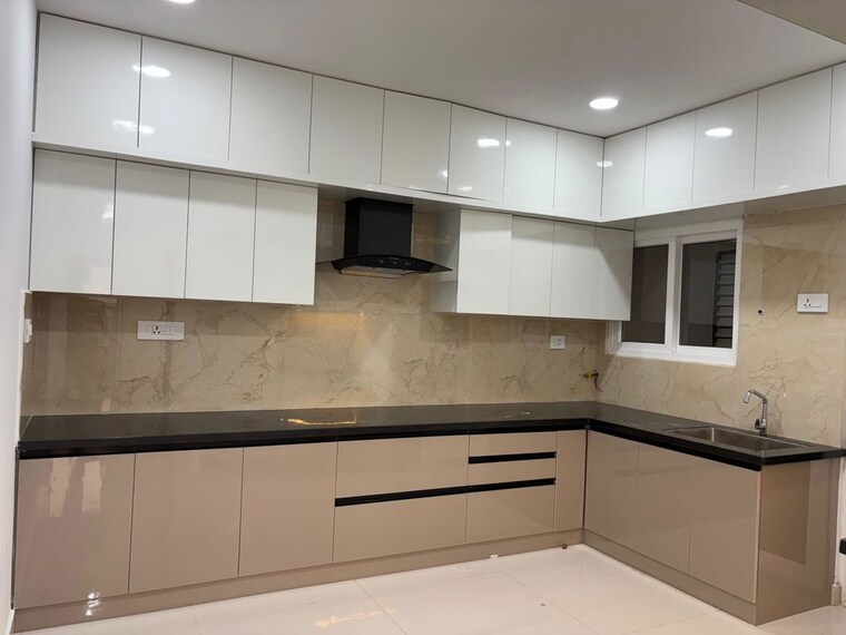 Kitchen, asbl-spire 3 Bedroom 1905 Sq.Ft. Apartment In Kokapet Hyderabad 10579038
