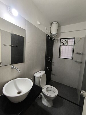 Bathroom in 2 BHK Apartment at Rama Celestial City, Ravet – for Rent