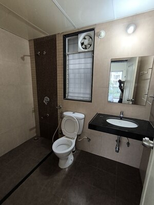 Bathroom in 2 BHK Apartment at Rama Celestial City, Ravet – for Rent
