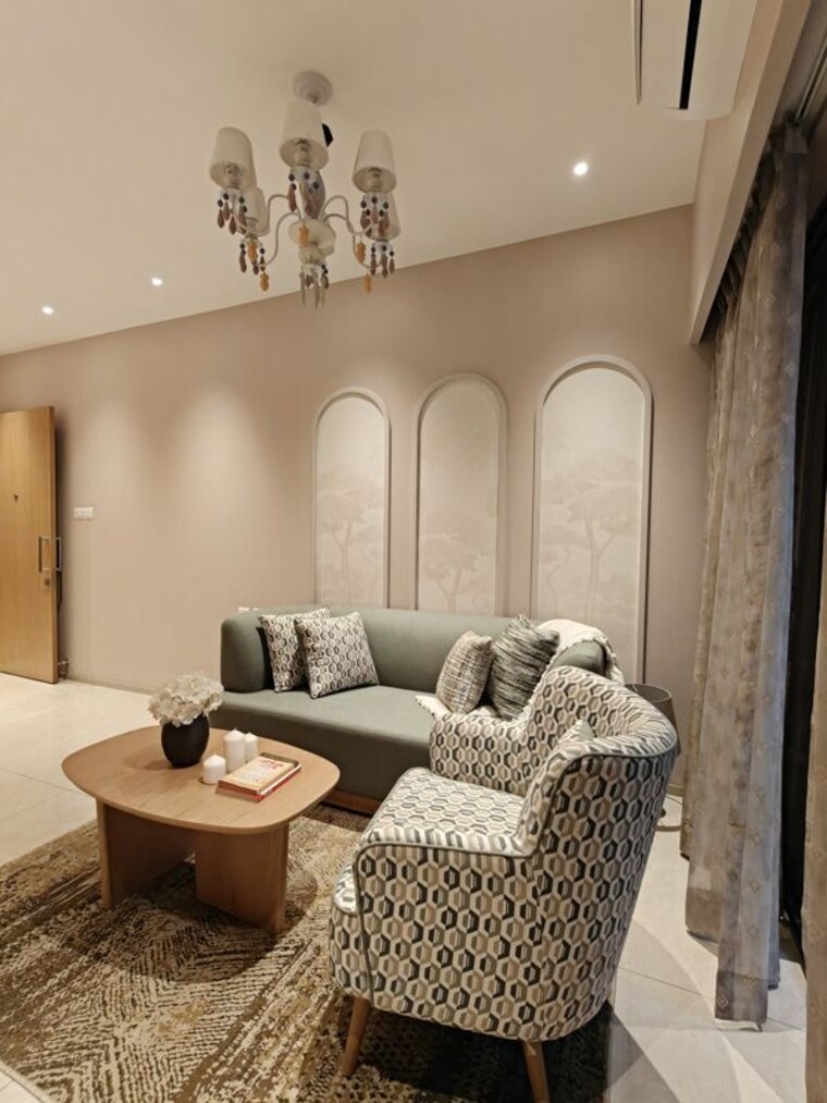 Living Room, birla-evam 3 Bedroom 963 Sq.Ft. Apartment In Manjri Budruk Pune 10579153