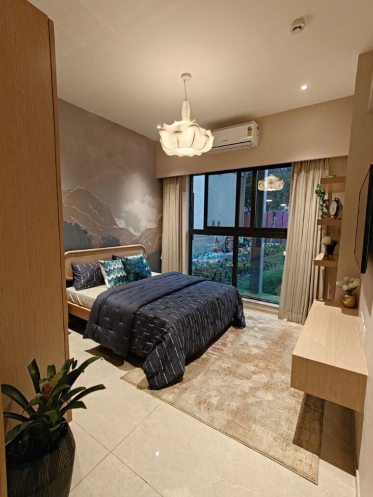 Bedroom, birla-evam 3 Bedroom 963 Sq.Ft. Apartment In Manjri Budruk Pune 10579153